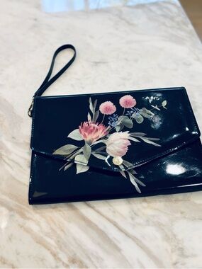 Ted Baker London Floral Wristlet Clutch